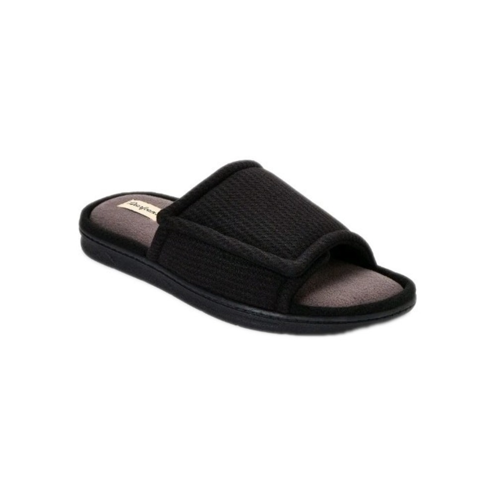 Dearfoams Parson Men's Waffle Slide Slippers Size M (9-10)